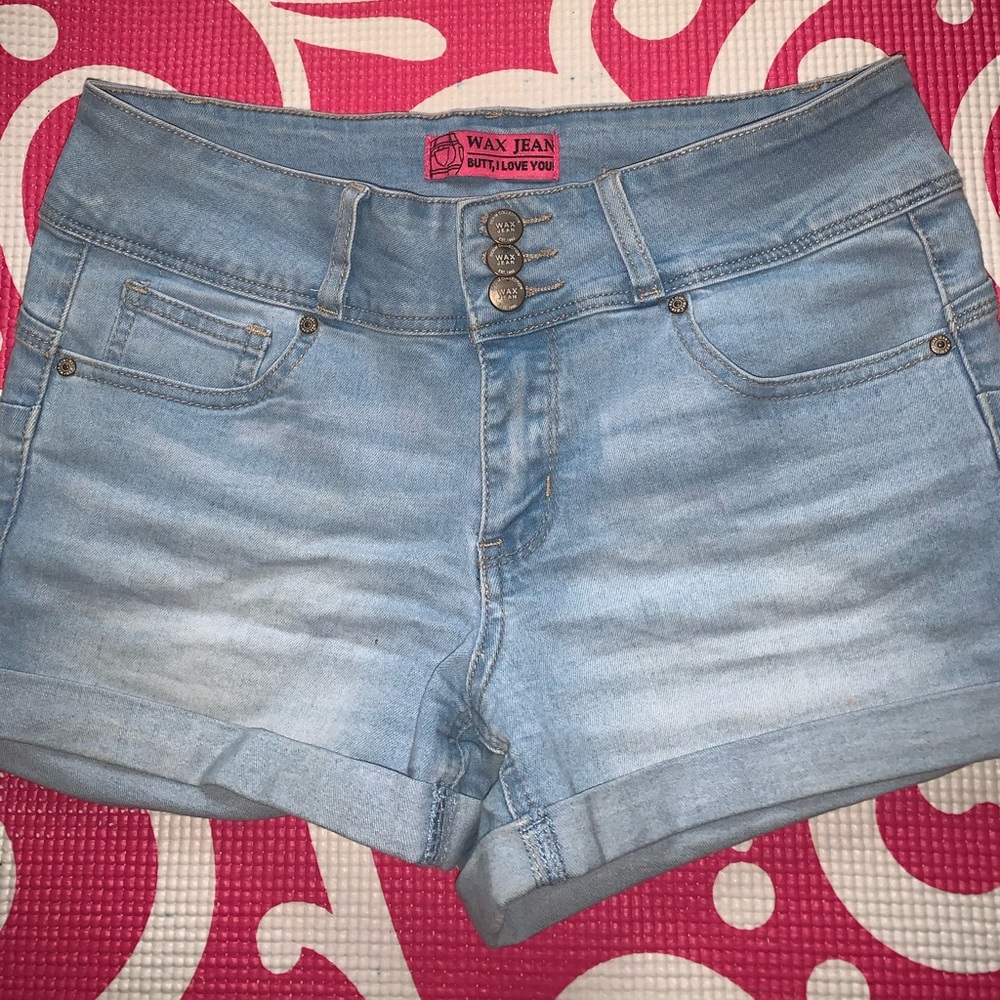 Light Blue Jean Shorts